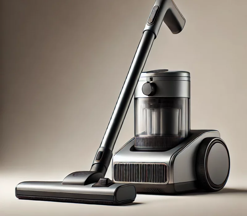 DALL·E 2025-03-05 12.07.44 - A high-quality image of a modern vacuum cleaner with a sleek and lightweight design. The vacuum is cordless and features a powerful suction system. Th